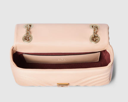 Sac à épaule GG Marmont petit format - Rose