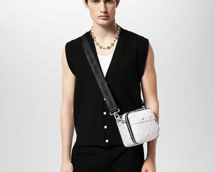 Sac Alpha Messenger - LV - Blanc