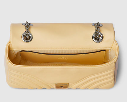 Sac à épaule GG Marmont petit format - Beige