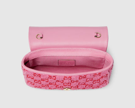 Sac à épaule GG Marmont petit format - Rose