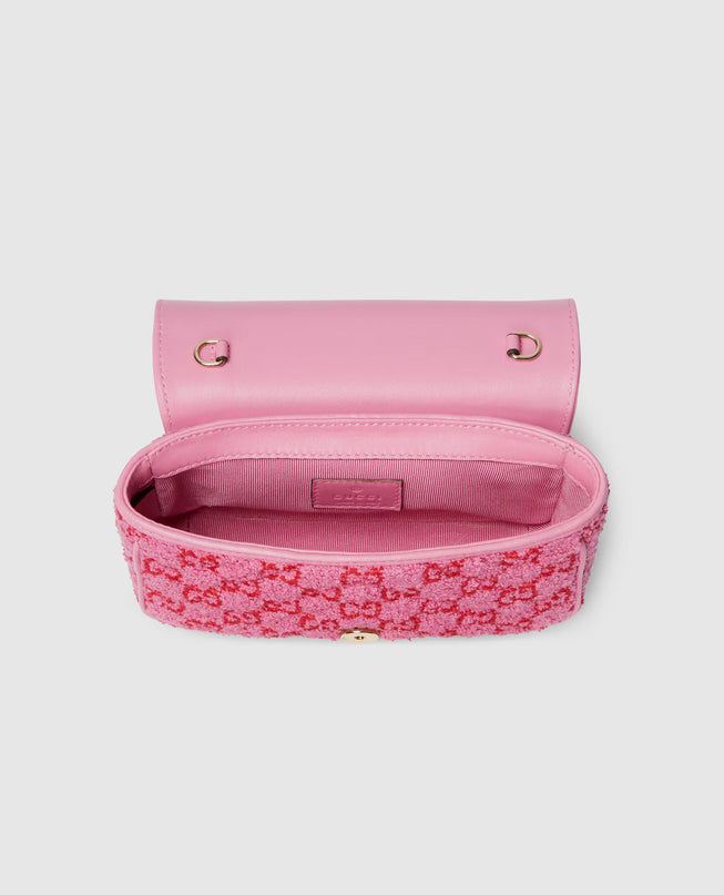Sac à épaule GG Marmont petit format - Rose
