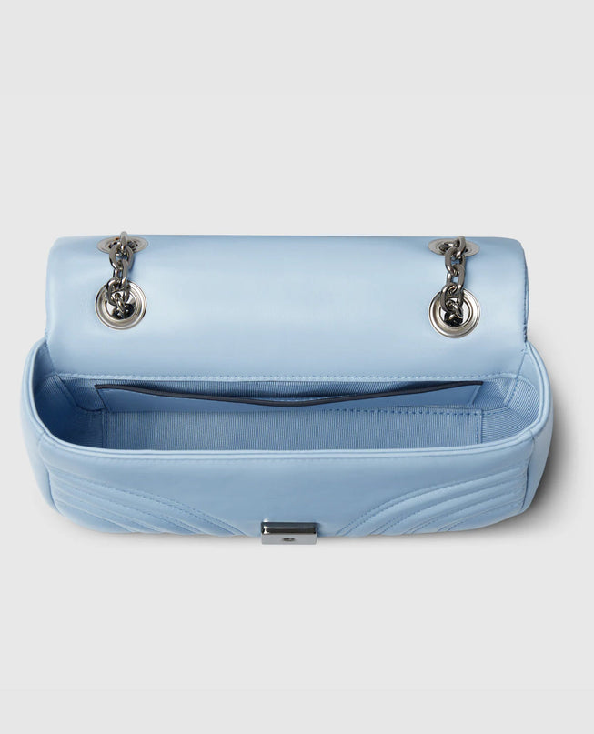 Sac à épaule GG Marmont petit format - Bleu ciel