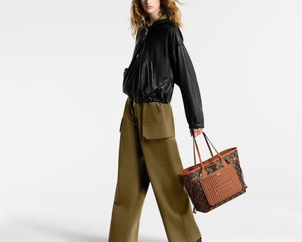 Sac Neverfull Inside Out MM - LV - Marron