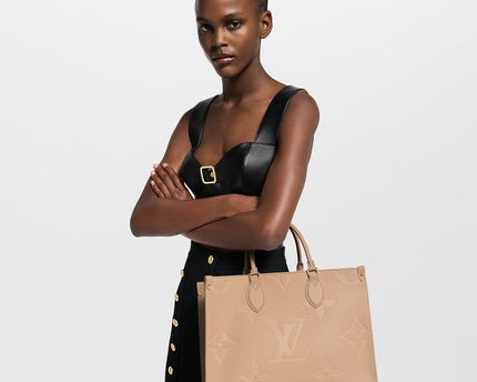 Cabas OnTheGo MM - LV - Full Beige