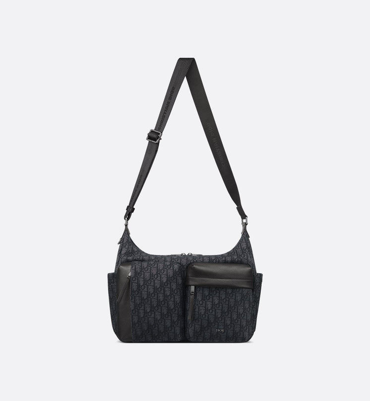 Sac Hobo Rider Soft Medium Dior - Noir