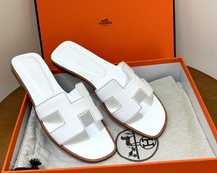 Hermes - Claquettes Blanc