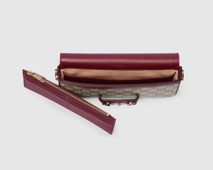 Sac à épaule Gucci Horsebit 1955 Soft petit format
