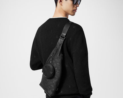 Sac sling Duo - LV - Full Black