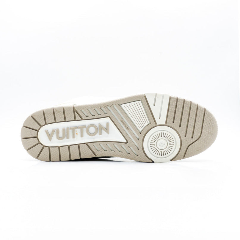 Sneaker LV Trainer Velcro Beige White