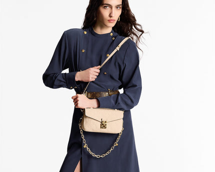 Pochette Métis East West - LV - Full Beige