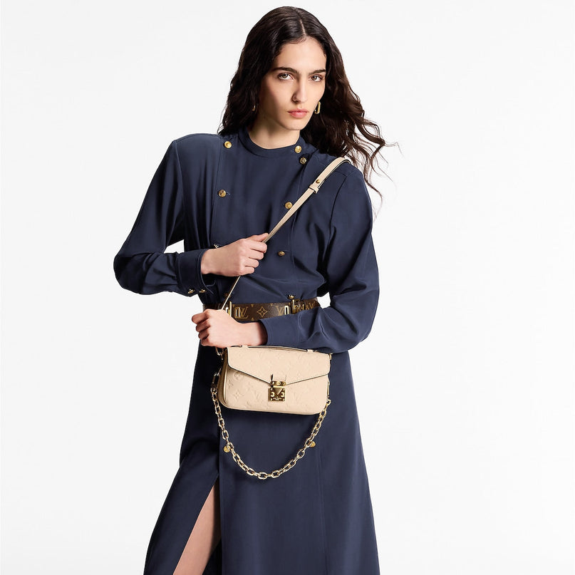 Pochette Métis East West - LV - Full Beige