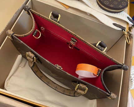 LV - Petit Cabas OnTheGo BB Maron double