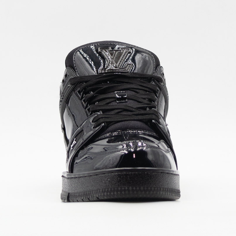 Sneaker LV Trainer Patent Leather Triple Black