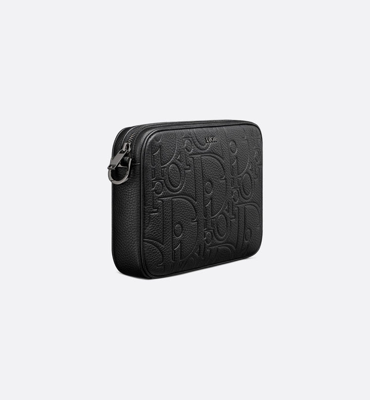 Triple Pouch Saddle Dior - Noir