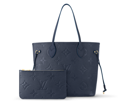 Sac Neverfull MM - LV - Bleu nuit