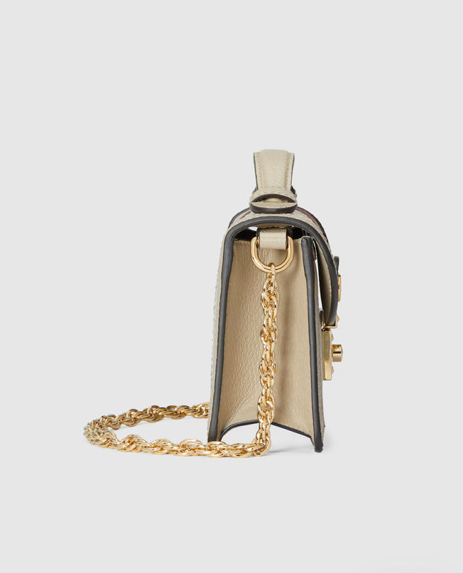 Sac à main GG Ophidia mini format - Blanc