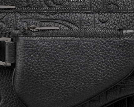 Triple Pouch Saddle Dior - Noir