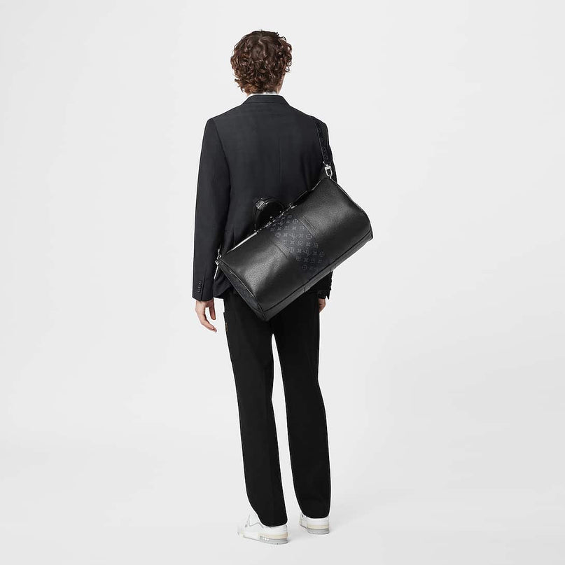 Sac Keepall Bandoulière 50 - LV - Noir