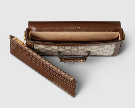 Sac à épaule Gucci Horsebit 1955 Soft petit format