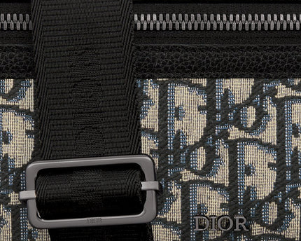 Sac Messenger zippé Rider 2.0 Dior Noir et Beige