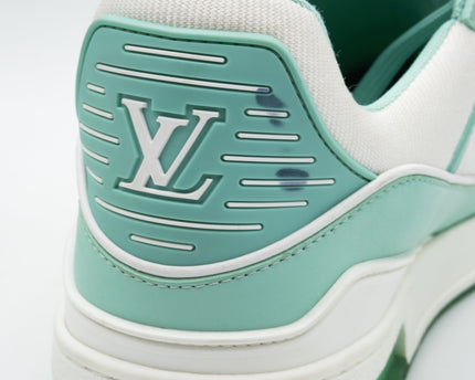 Sneaker LV Trainer Green White