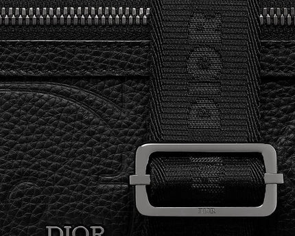 Sac Messenger zippé Rider 2.0 Cuir - Dior - Noir