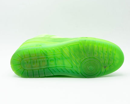 Sneaker LV Trainer Fluroescent Green