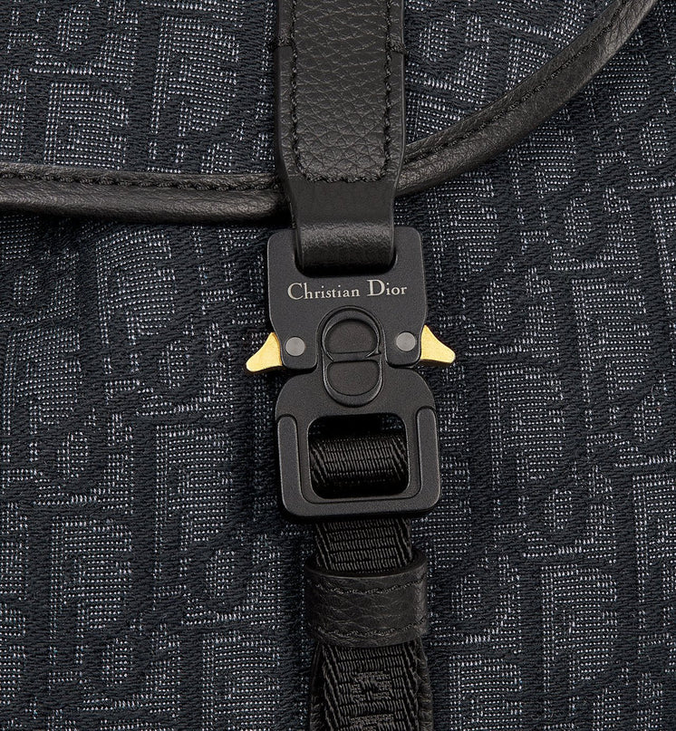 Sac à dos à rabat Dior Hit The Road- Noir