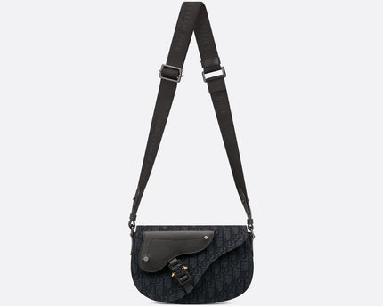 Sac Messenger Saddle Dior - Noir