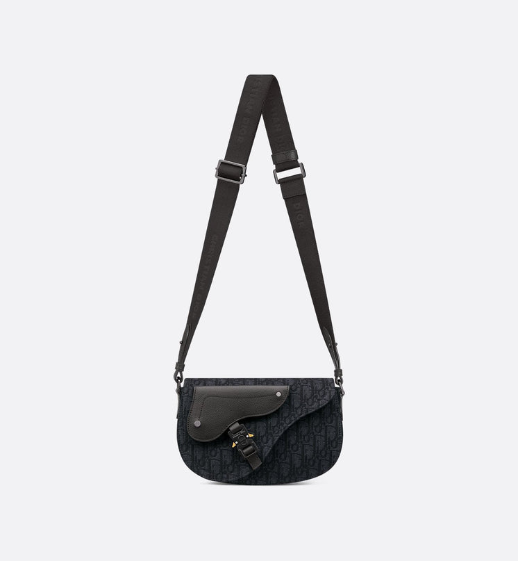 Sac Messenger Saddle Dior - Noir
