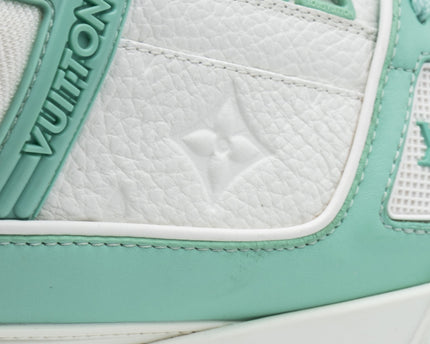 Sneaker LV Trainer Green White