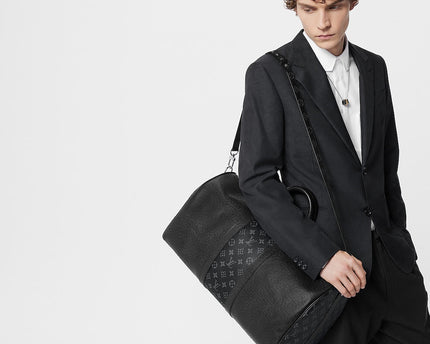 Sac Keepall Bandoulière 50 - LV - Noir