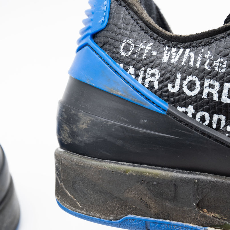 Air Jordan 2 Retro Low SP Off-White Black Blue