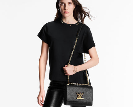 Sac Twist MM - LV - Noir