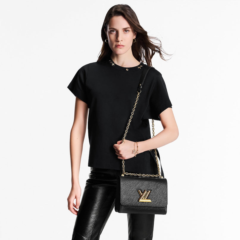 Sac Twist MM - LV - Noir