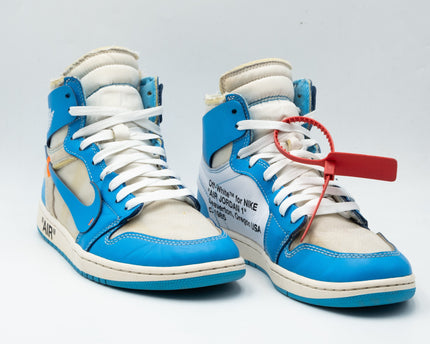 Air Jordan 1 Retro High Off-White University Blue