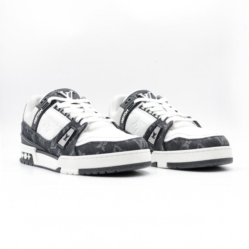 Sneaker LV Trainer White Black White