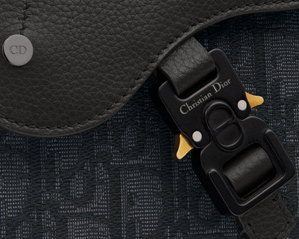 Sac Messenger Saddle Dior - Noir
