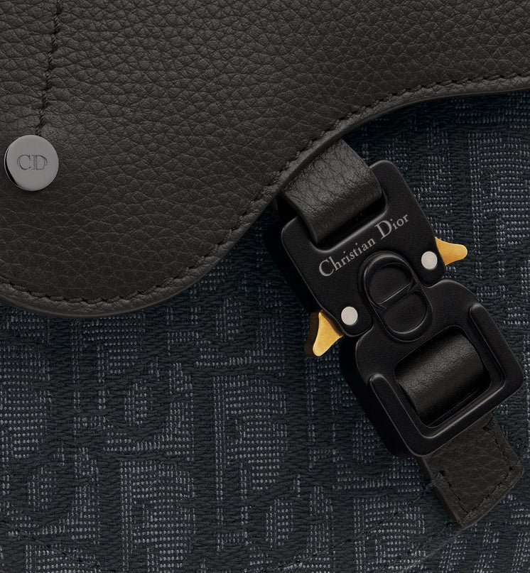 Sac Messenger Saddle Dior - Noir